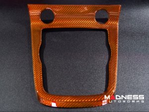 Jaguar F-TYPE Interior Trim - Carbon Fiber - Center Console Cover - Orange Candy Jaguar F-TYPE Interior Trim - Carbon Fiber - Center Console Cover - Orange Candy